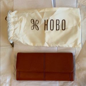 Genuine HOBO Velvet Hide Wonder wallet Toffee NWT
